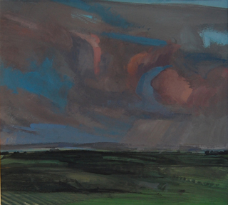 Pink Clouds, gouache & watercolor 2008-2013