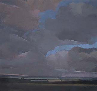 Worcestershire Field, UK (8.75″ x 9.75″) Gouache 2004 – 2005