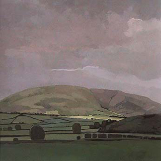 Near Buttermere V, UK (13.75″ x 13.75″) Gouache 2004