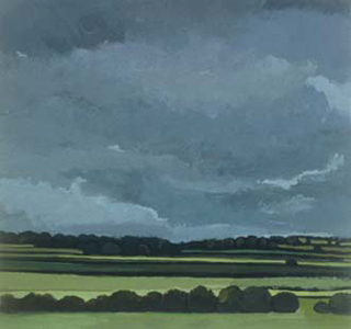 English Field, UK (8.75″ x 9.5″) Gouache 2000