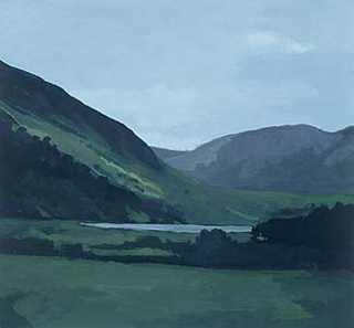 Near Honister Pass II, UK (8.75″ x 9.5″) Gouache 1999