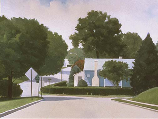 House on Powdermill Road (46" x 62") oil on linen 1994