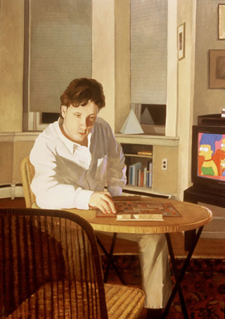 Scrabble (72″ x 50″) oil on linen 1995-1996