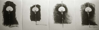 Basketball Court Series (17" x 14") each, charcoal 1988