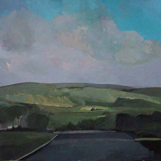 Morning Light, Cumbria, UK (24.5″ x 24.5″) Gouache 2005